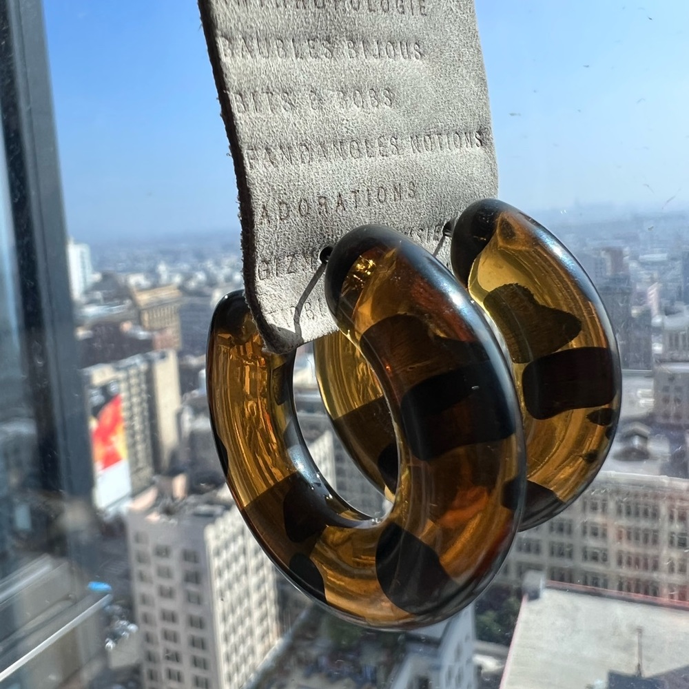 Anthropologie Tortoise Earrings